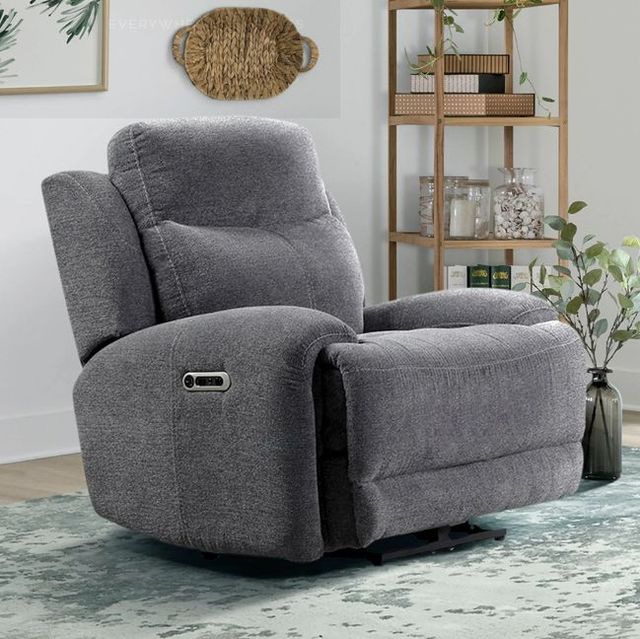 Parker House® Bowie Bizmark Grey Power Recliner-1