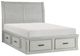 Homelegance® Willowbrook Light Gray King Storage Platform Bed-0