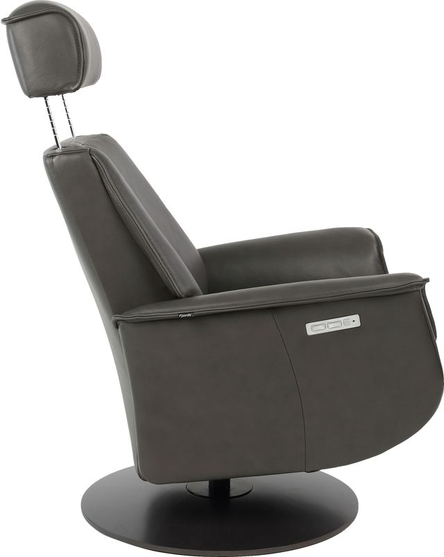 Fjords® Modern Living Bo Slate Large Dual Motion Swivel Recliner-2