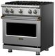 Viking® 5 Series 30" Stainless Steel Pro Style Natural Gas Range-1