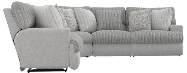 Catnapper® Abraxas 5-Piece Moonstruck 41" Curved Manual Reclining Sectional-1