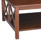 John Thomas Furniture® Home Accents Espresso Square Coffee Table-1