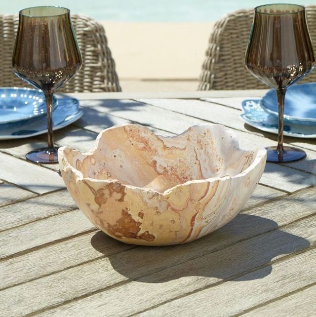 Uttermost® Sahara Ivory/Sand Bloom Indoor-Outdoor Bowl-2