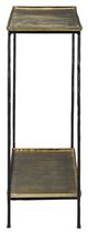 Currey & Company Boyles Black Iron/Antique Brass Console Table-1