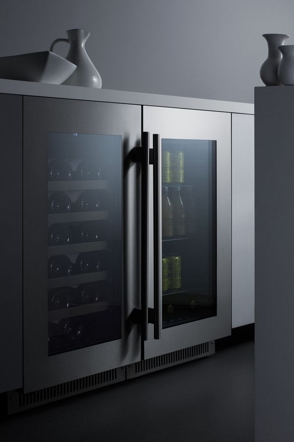 Summit® Classic 2.9 Cu. Ft. Stainless Steel Wine Cooler-4