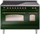 Ilve® Nostalgie II Series 48" Emerald Green Pro Style Induction Range-0