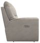 La-Z-Boy® Cassian Oyster Power Reclining Loveseat with Console, Headrest, and Lumbar-3