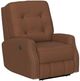 Flexsteel® Customizable Devon Leather Power Recliner with Nailhead Trim-2
