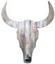 Crestview Collection Horns Up Taupe/White Wall Décor-0