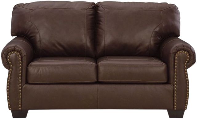 Signature Design by Ashley® Colleton Dark Brown Loveseat-1