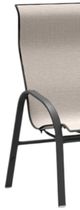 Homecrest™ Outdoor Living Customizable Stella Aluminum/Fabric Outdoor Sling High Back Dining Arm Chair -1