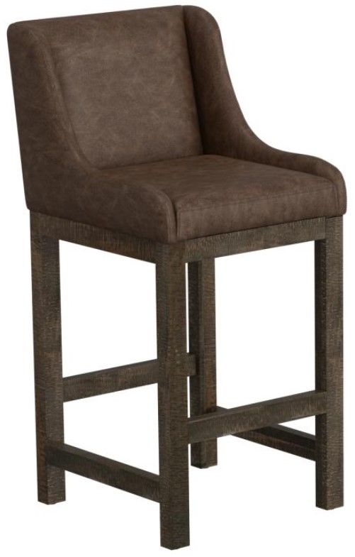International Furniture Direct Seating Brown 43" Bar Stool-0