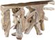 Classic Home Cypress Natural White Wash Root Console Table-0