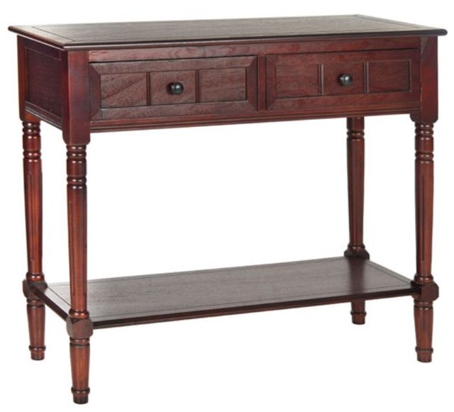 Safavieh Samantha Dark Cherry Console Table-0