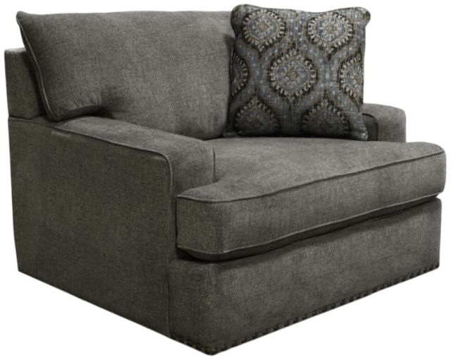 England Furniture Customizable Emerson Swivel Chair with Nailhead Trim-0