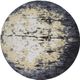 Feizy Bleecker Charcoal 8' x 8' Round Rug-0