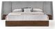 VIG Furniture Nova Domus Brown/Gray Queen Panel Bed with Nightstand-1