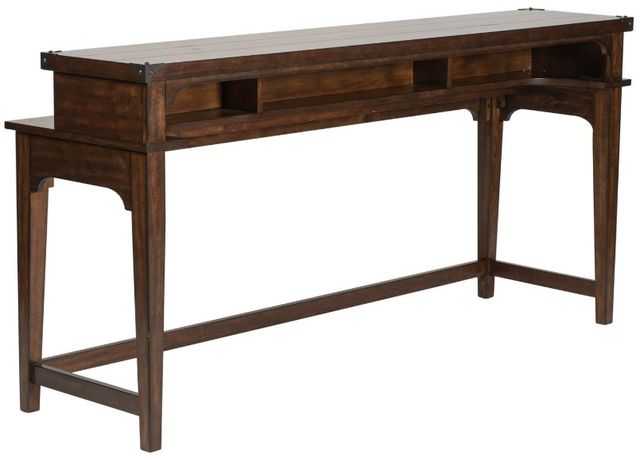 Liberty Furniture Aspen Skies 4-Piece Russet Brown Occasional Bar Set-2