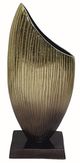 A & B Home Black/Silver Vase-1