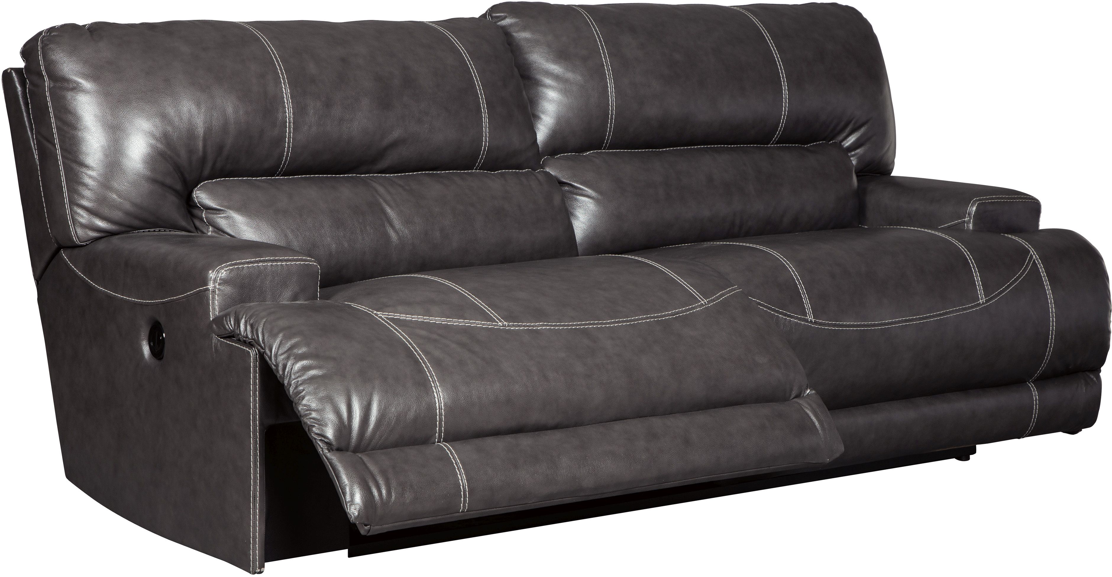 Signature Design by Ashley® McCaskill Gray Reclining Power Sofa