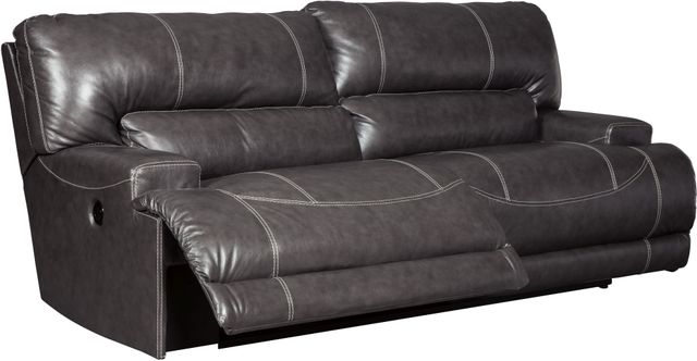 Signature Design by Ashley® McCaskill Gray Reclining Power Sofa-0