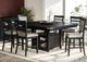Jofran Inc. Altamonte 7-Piece Dark Charcoal Square Dining Set-0