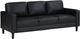 Coaster® Ruth Black Upholstered Track Arm Sofa-0