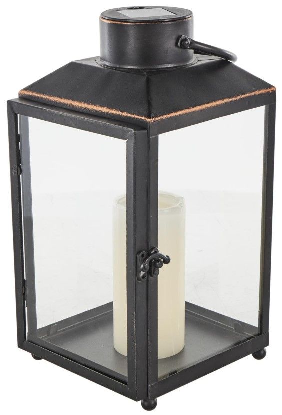 Deco Marche Black Candle Lantern-2