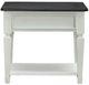 Liberty Furniture Allyson Park Charcoal End Table with Wirebrushed White Base-3