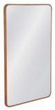 Bassett Mirror Heather Brown Rectangular Wall Mirror-1