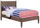 Furniture of America® Lennart Gray Twin Panel Bed-0