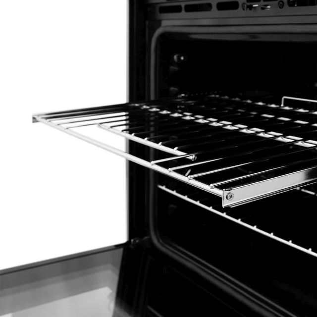 ZLINE Autograph Edition Professional 30" Satin Stainless Steel Single Electric Wall Oven with White Matte Door and Polished Gold Accents-2