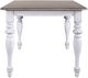 Liberty Furniture Ocean Isle 6-Piece Antique White/Weathered Pine Dining Table Set-2