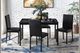 Mazin Furniture Tempe Brown/Black Side Dining Chair-3