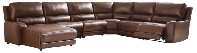 Signature Design by Ashley® DeepWakes 6-Piece Canyon Left-Arm Facing Power Reclining Sectional and Chaise -0
