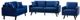 Mazin Furniture Bellerophon Blue Upholstered Accent Chair-1