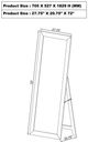 Coaster® Cadence Gray Washed Oak Full Length Standing Mirror-2