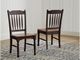 A-America® British Isles Antique Oak/Black Dining Side Chair-2