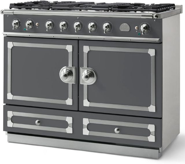 La Cornue CornuFé 110 43" Graphite Pro Style Dual Fuel Range-1