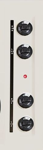 Summit® 24" Bisque Electric Cooktop-2