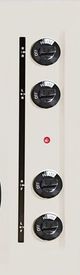 Summit® 24" Bisque Electric Cooktop-2