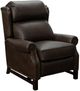 BarcaLounger® Thornfield Ashford Walnut Leather Manual Recliner-0