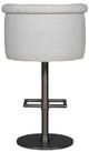 Vanguard® Furniture Michael Weiss Vesper Norfolk Nickel/Satin Grey Bar Stool-2