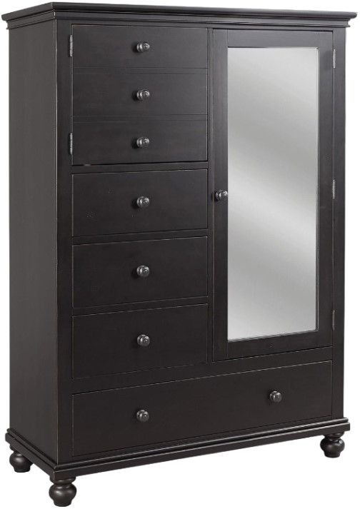 aspenhome® Oxford Black Chiffarobe-0