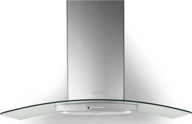 Faber Hoods Tratto 30" Wall Glass Range Hood-Stainless Steel-0