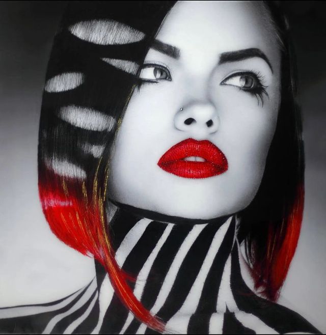 Classy Art Lady Zebra Wall Art-0
