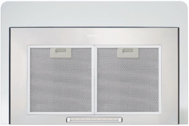 Broan® Elite EW46 Series 36" Stainless Steel Convertible Curved Glass Wall Mount Chimney Range Hood-4