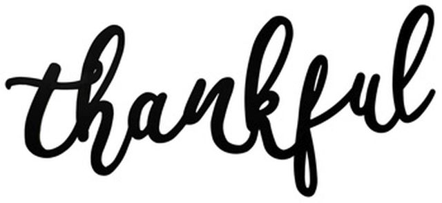 Signature Design by Ashley® Emalee Black Thankful Wall Decor-0
