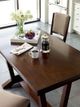 Kincaid Furniture Elise Spectrum Sunbrella Fabric & Appalachian Maple Side Chair-2