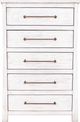International Furniture Direct White Roots White Chest-2